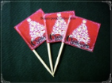 Christmas Party Supply Toothpick Flag Food Pick Design 4